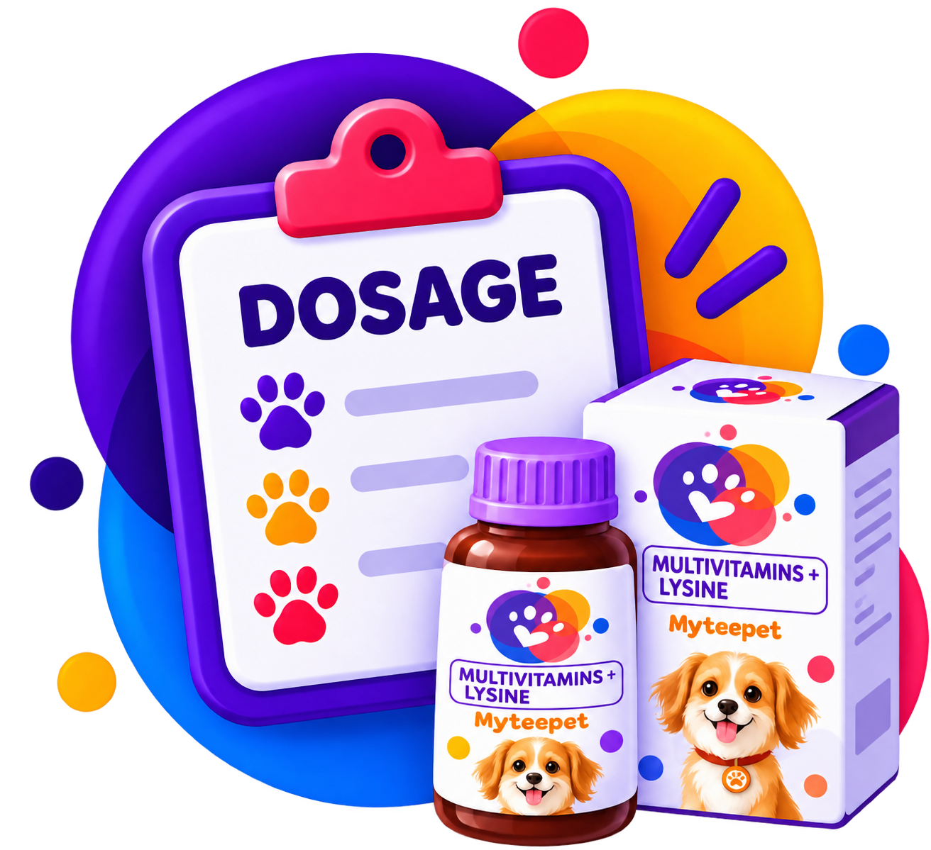 Myteepet dosage illustration